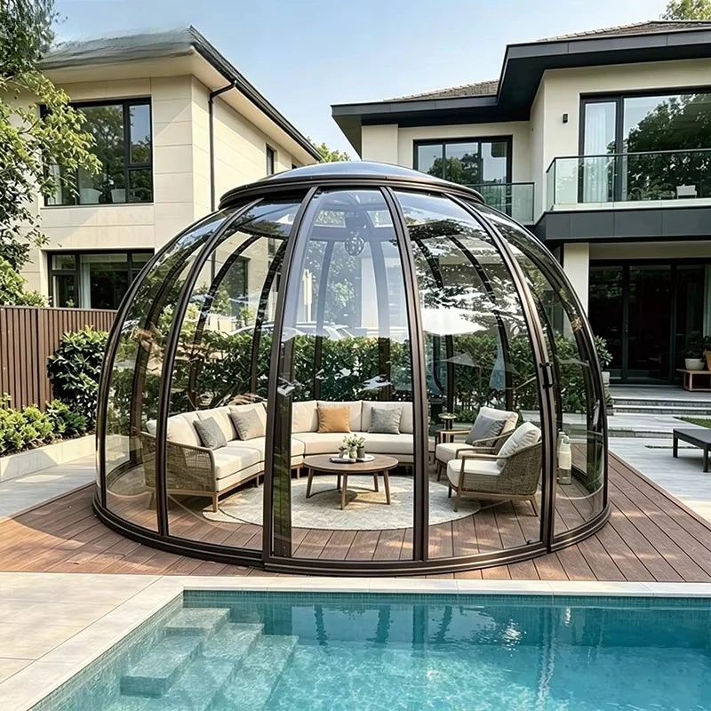 Bubble Room Dome Tent Bubble House Pc Polycarbonate Star Room Pc Sliding Dome Tent House Commercial Starry Sky Rooms for Canada
