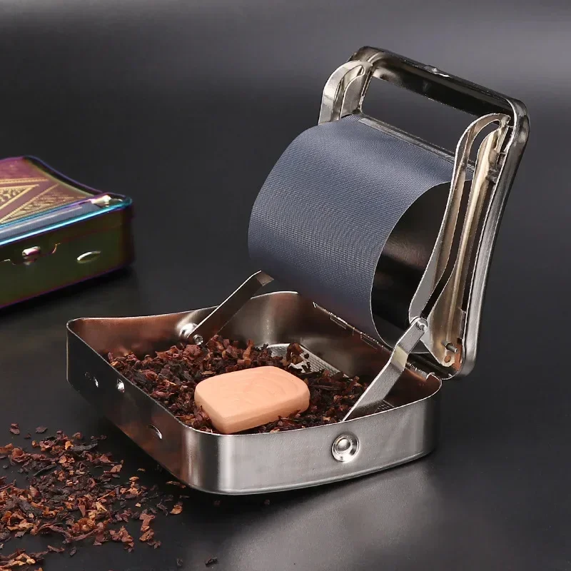 Metal Cigarette Case Cigarette Making Machine Manual and Semi-Automatic Adjustable Smoking Accessories Cigarette Making Machine