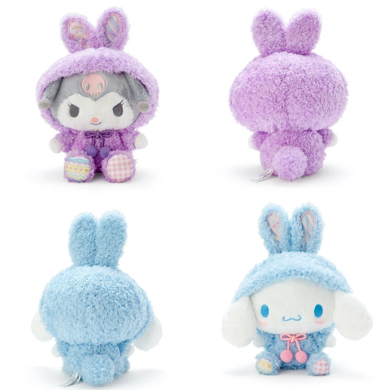 Muñecas de peluche de 16cm para niños y niñas, juguetes blandos de Hello Kitty, Kuromi Cinnamoroll MyMelody Kawaii, regalo