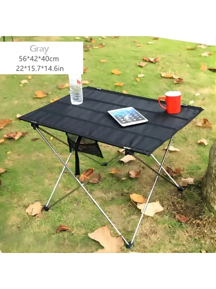 AliExpress NONE Portable Outdoor Camping Folding Table Nature Hike Lightweight Foldable Trips Sedentary Travel Simple Ultralight Aluminum Tables