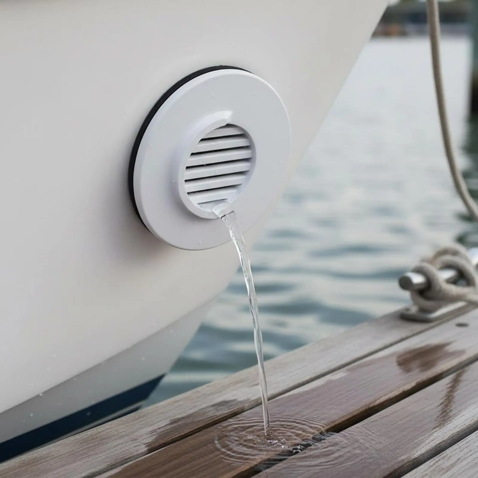 

Baitwell Overflow Drain Anti-Aging ABS Material Aquatic Drain Plug Leakproof Long-Lasting for Stern Panel