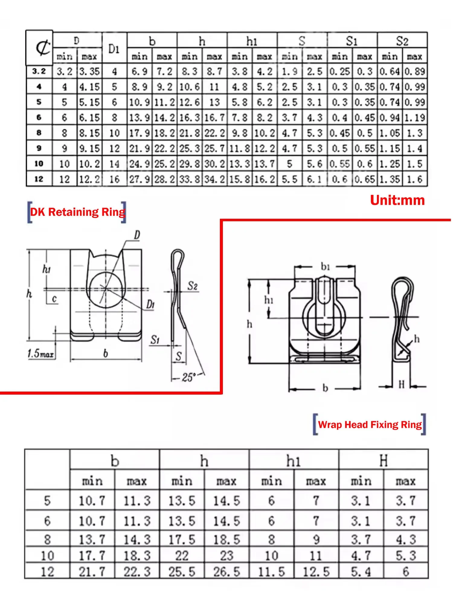 20/50pcs M4 M6 M8 M10 M16 65 Manganese Steel U-Shaped Clip/Elastic Anti Loosening Clamp For Shaft