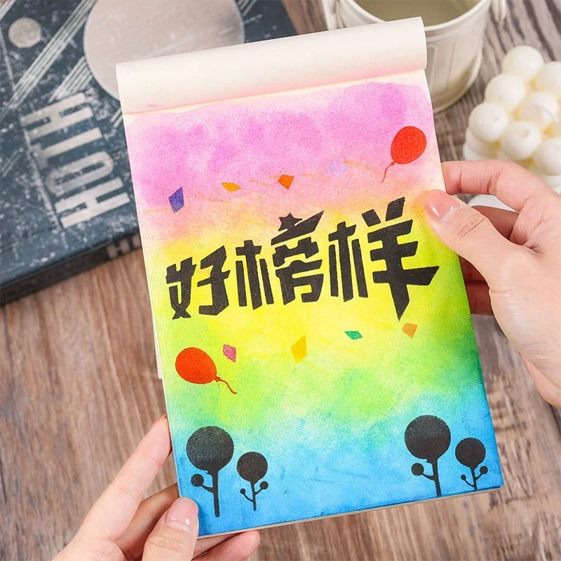 1Pcs Wooden Sponge Head Blank Seal Set With Wooden Handle For Anti Slip And Easy Control Sponge Head With Clear Printing