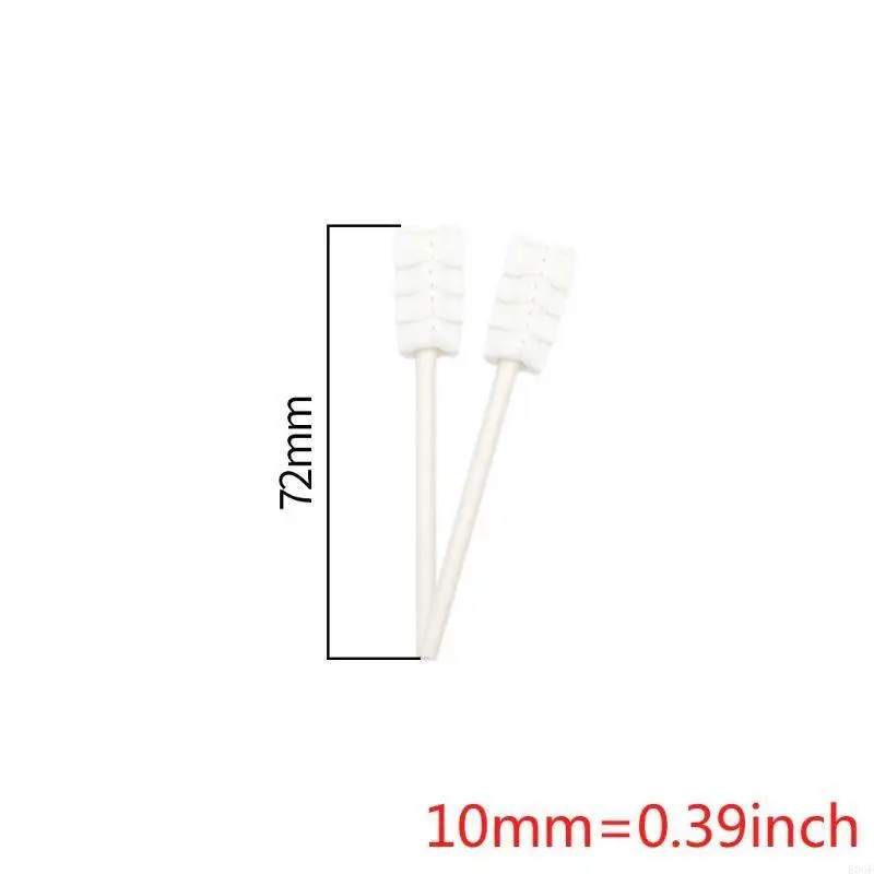 

E06F Soft Gauze Toothbrush with Paper Handle for 0-2 Years Old Safe to Use
