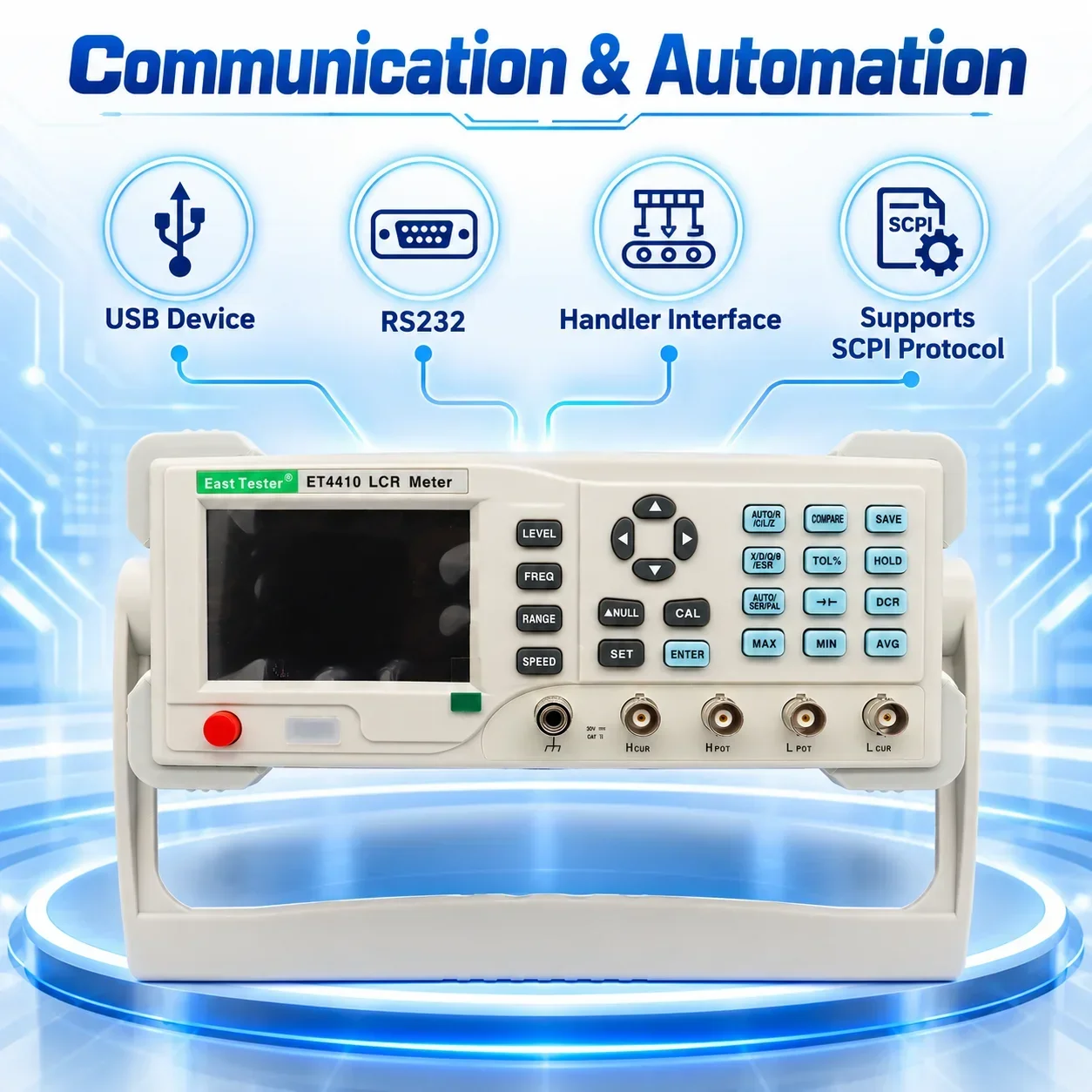 Digital LCR Meter, ET4410/ET4401, 100Hz-100kHz, Inductance Capacitance Resistance Tester