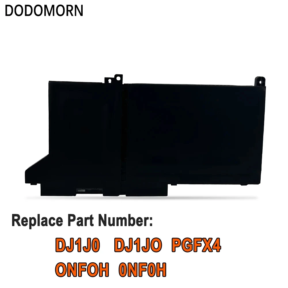 Dodomorn Dj1j0 Dj1jo Pgfx4 Laptop Batterij Voor Dell Latitude 12 7000 7280 7380 7480 Serie Notebook Tablet Pc 11.4V 42wh