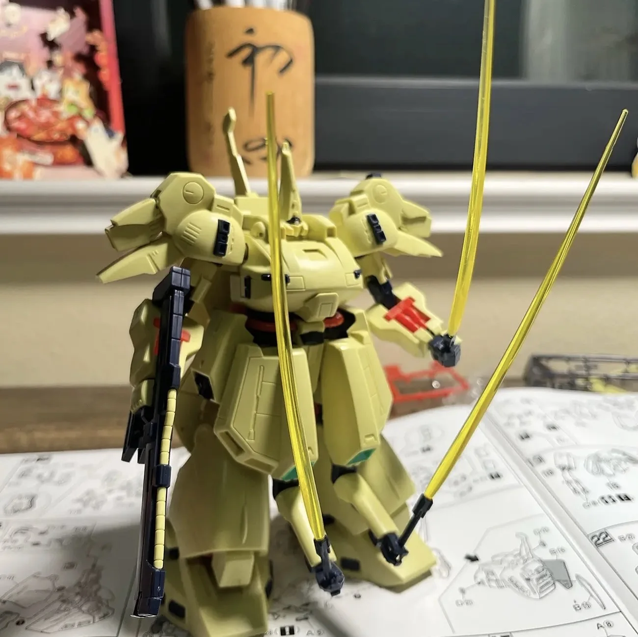 Modelo de estrella 1/144 HGUC 036 THE-OPMX-003, Kit de modelo de ensamblaje, Robot de figura de acción The-O, Kits de modelos de plástico, juguetes, muñeca Hobby, regalo para niños