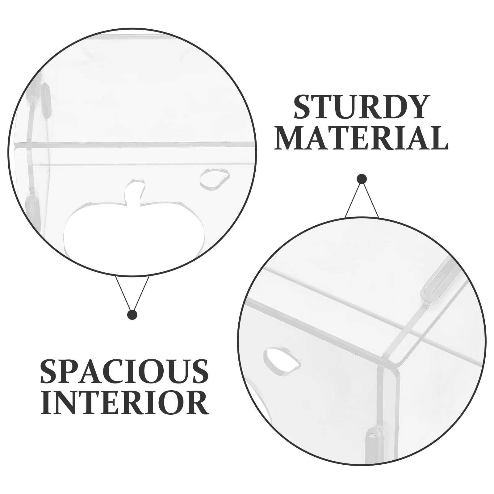 

5pcs 5 Pack Guinea Pig Shelter Gerbil Clear Acrylic Small Animal Hamster Hideaway Cage Hideouts