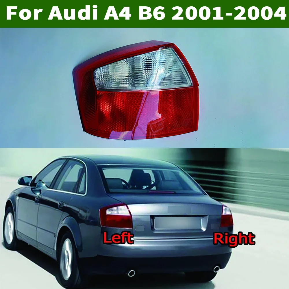 

For Audi A4 B6 2001 2002 2003 2004 Tail Lamp Assembly Trunk Lid Headlight Taillight Rear Light Tail Lights