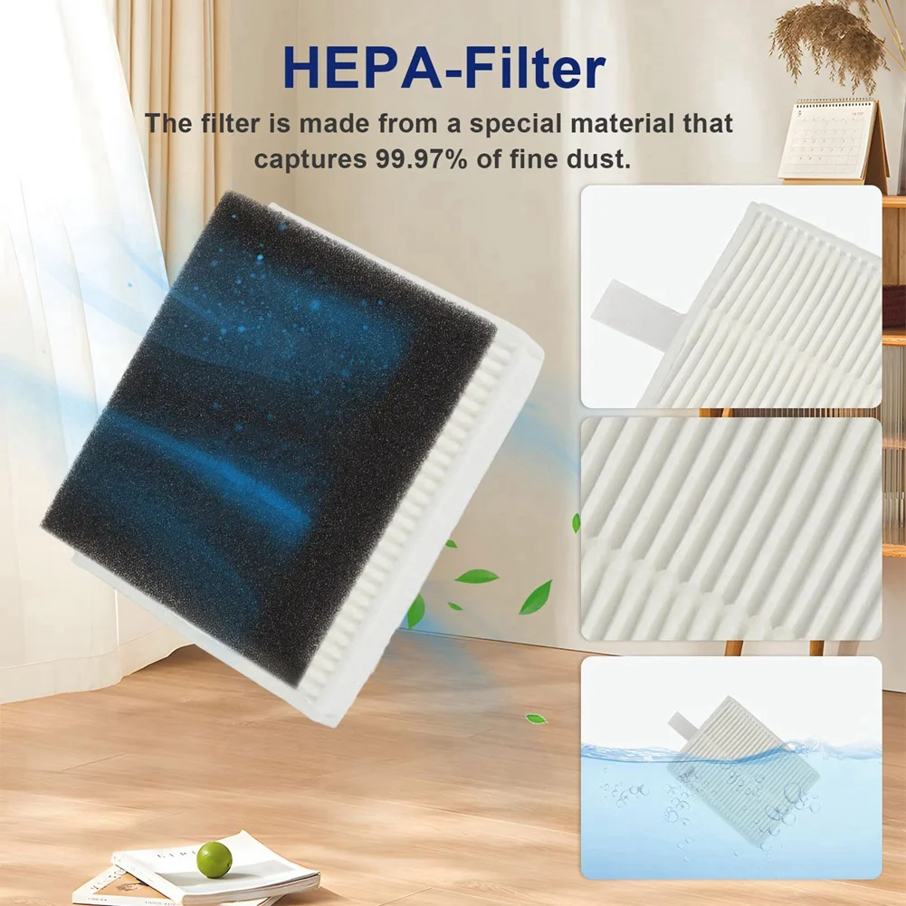 A01M 13-teiliges Zubehörset für Eufy Roboterstaubsauger der Serie L50/L60, einschließlich Bürsten, Filter, Staubbeutel