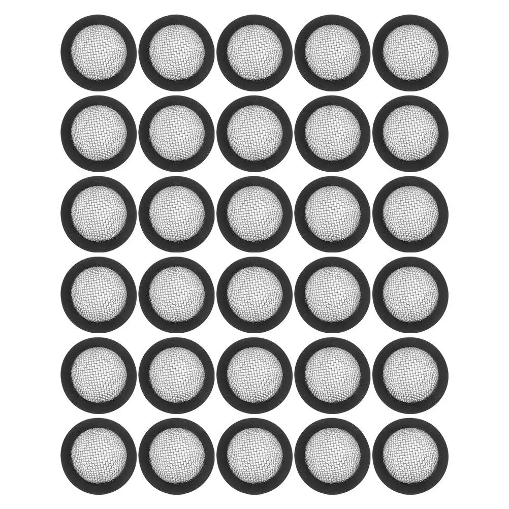 

30Pcs Stainless Steel Hose Filter Washers Rubber Gaskets Thick O-Ring Seal Leak Prevention Garden Hose Shower Head Connector