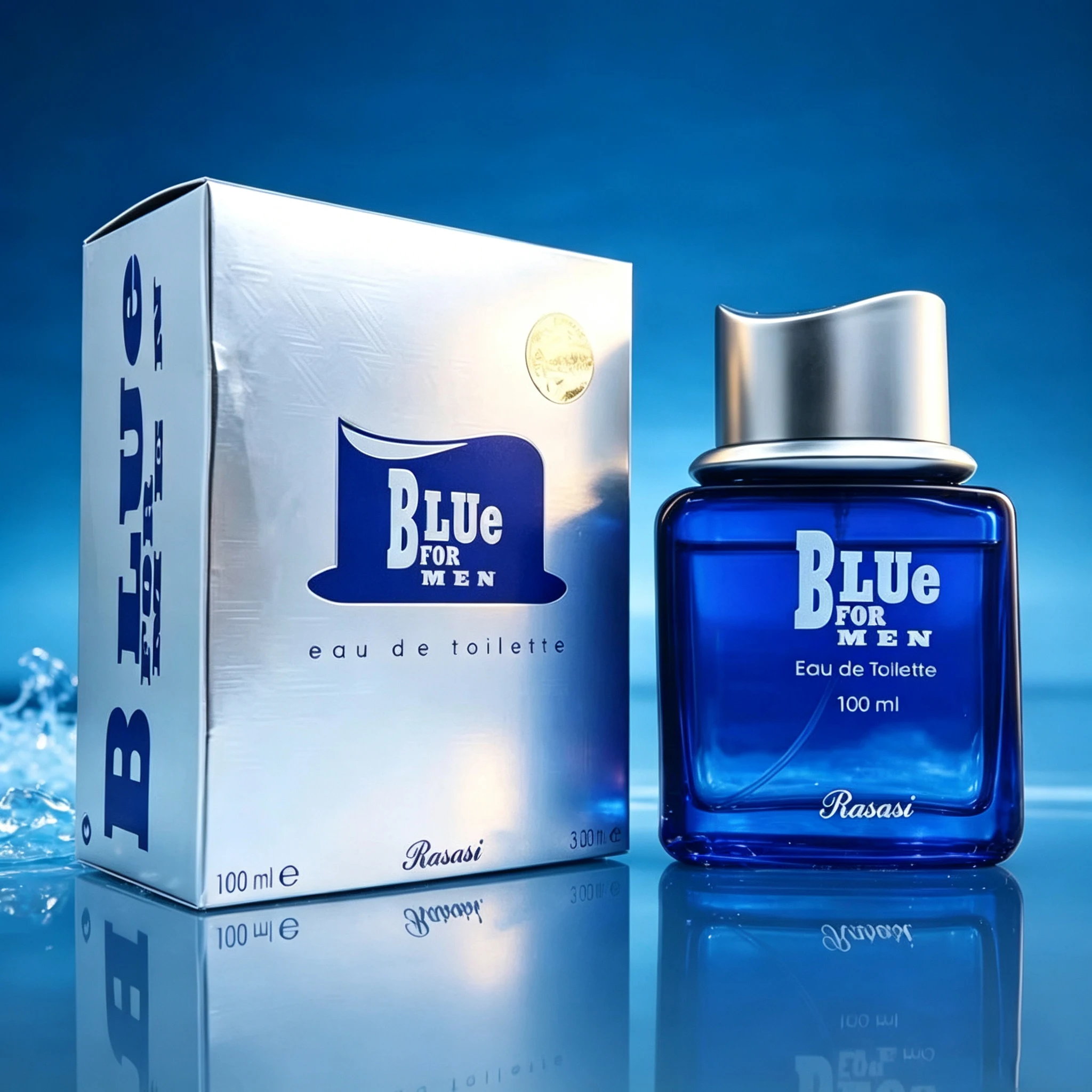 Rasasi Hawas Blue For Men Eau De Toilette 100ml, Long‑Lasting Fresh Masculine Scent, Premium Perfume Gift for Men