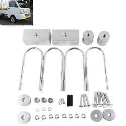 Suspension Lift Up Kits Coil Spacers Strut Shocks Absorber Spring Raise Aluminum For Suzuki Carry Truck DA16T 4WD