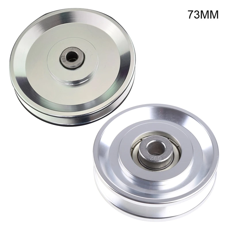 Deep Metal Guide Pulley Bearing Wheel Ball Bearings Wheel Round Bottom Bearing Track Roller Wheel