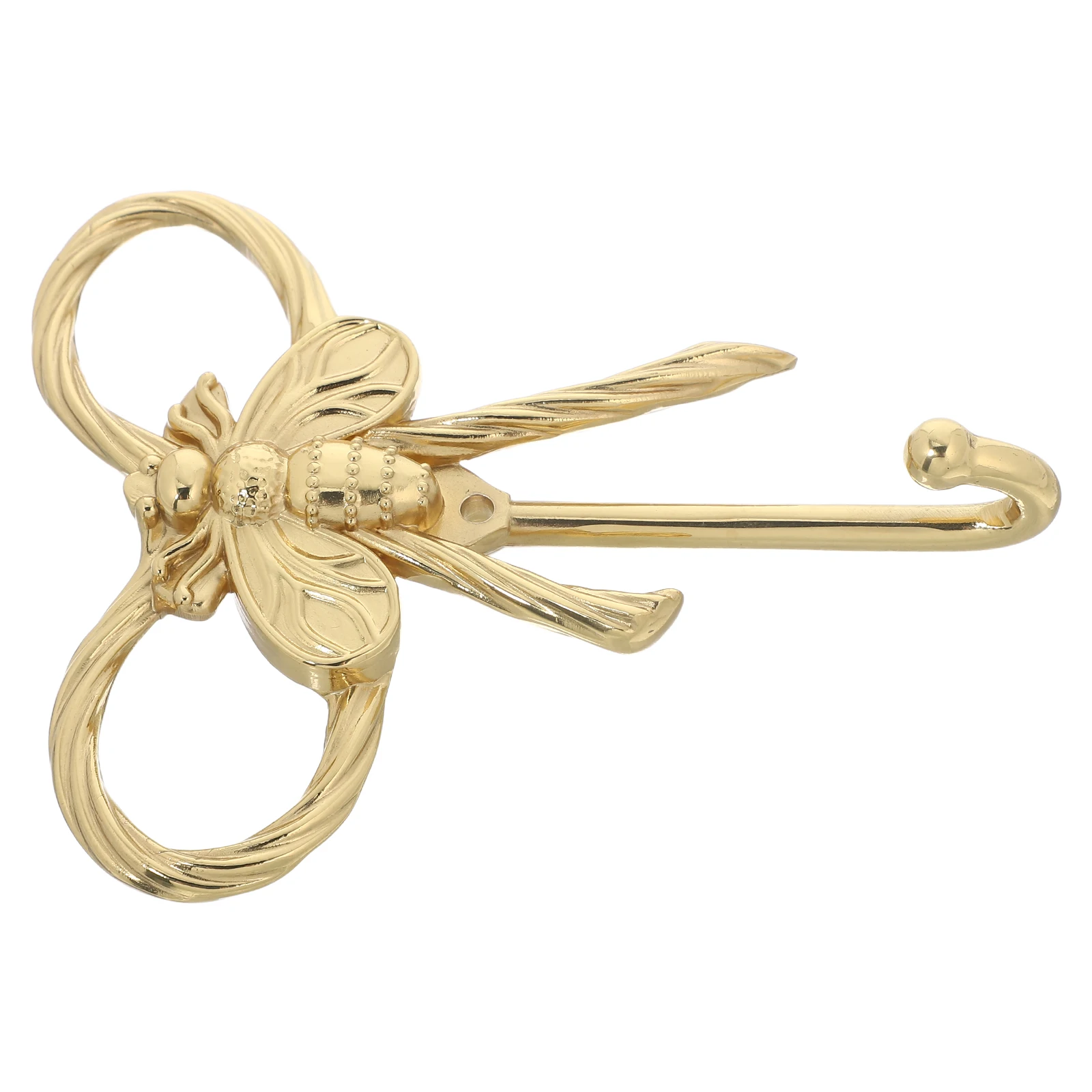 

Creative Bee Hooks Brass Wall Hangers for Coats Keys Bags Bathroom Decor Small Hooks Wreath Flower Basket Versatile Home Use