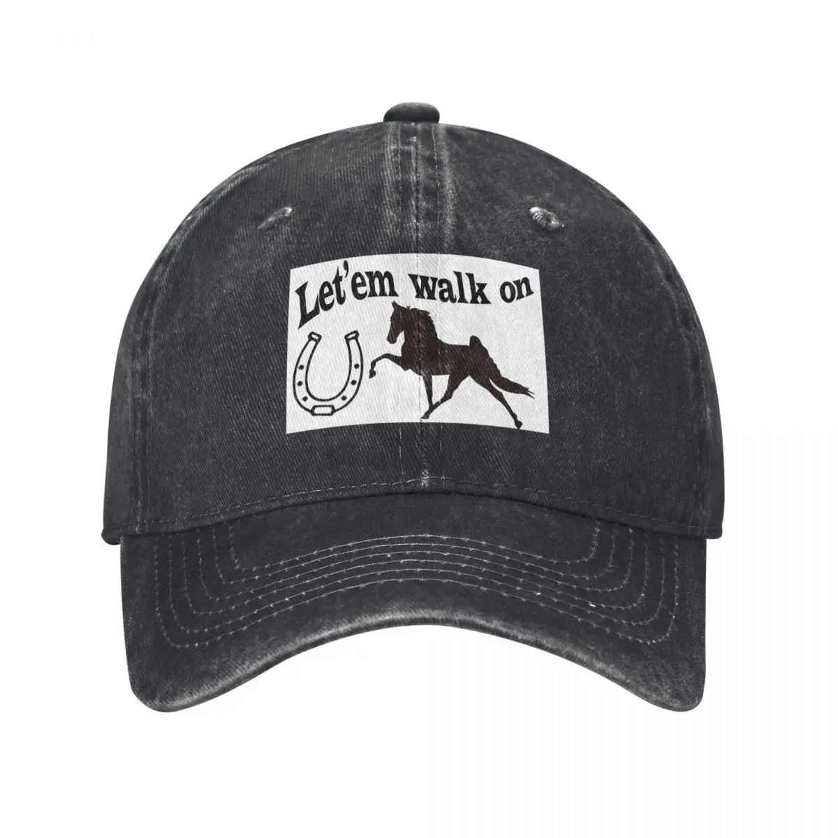 

Let'em Walk On Baseball Cap Golf Hat New In The Hat Men Women's
