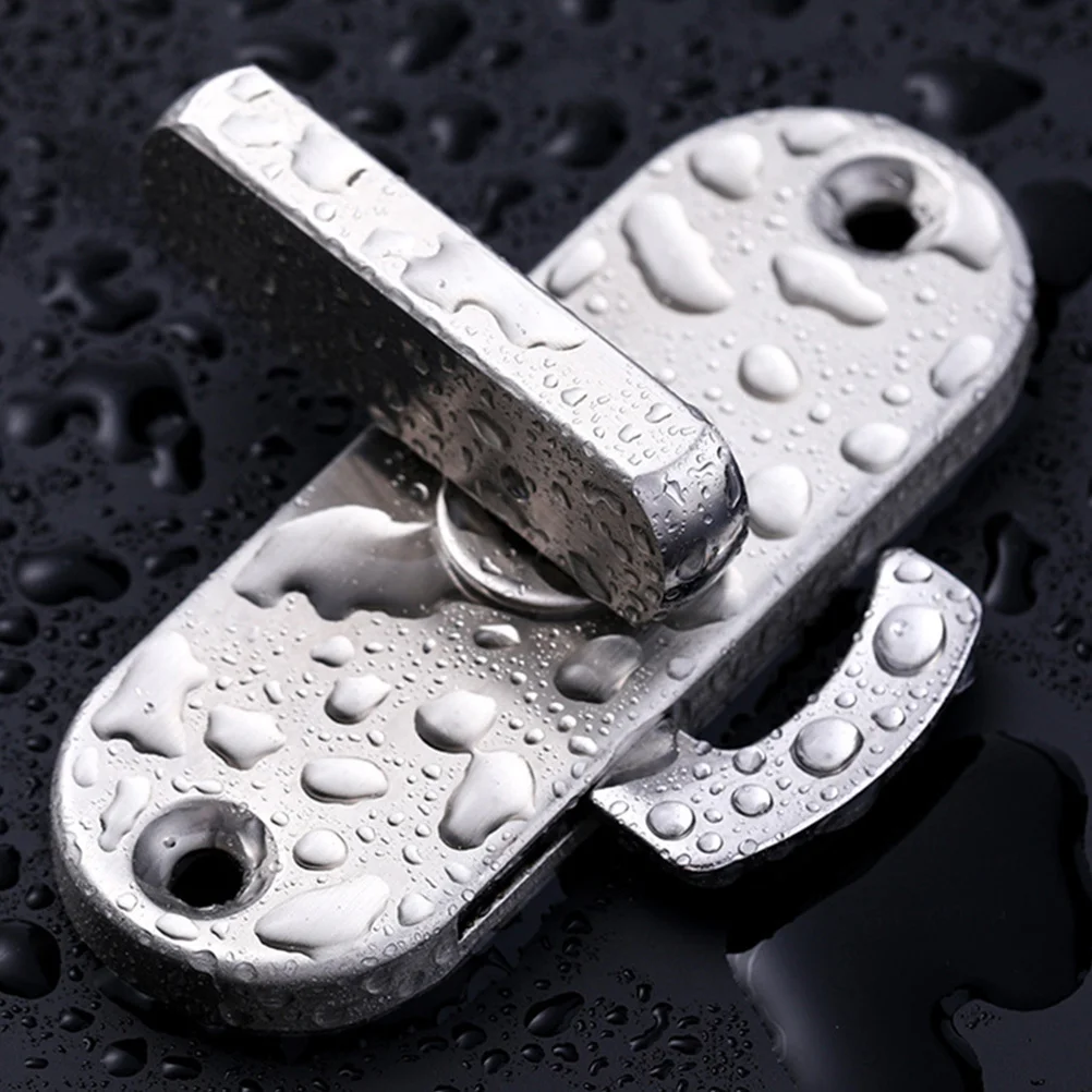 

1 set 1 Set 304 Stainless Steel Door Latch Heavy Duty Safety Bolt For Sliding Barn Gate Pocket Bathroom Screen Door Lock Durable