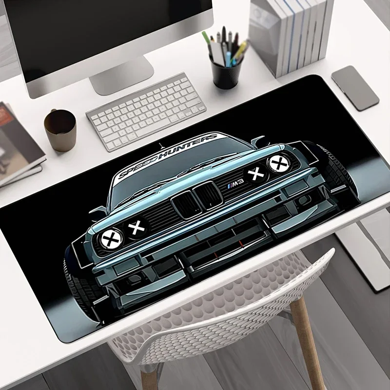 Mousepads Super Coupe Illustration Non slip Keyboard XXL Mat Sports Car Custom Pc Deskmats Gamer Cabinet Carpet Mouse Pad