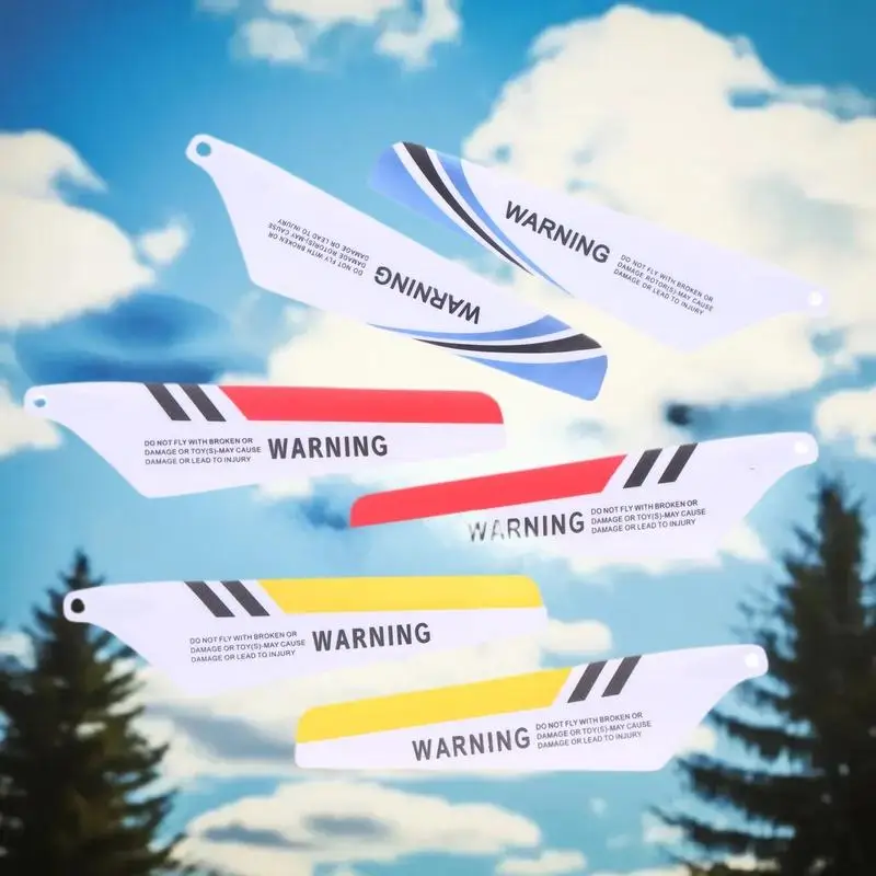 Conjunto de 4 lâminas de ventilador principal de helicóptero RC - perfeito para projetos DIY Syma S107