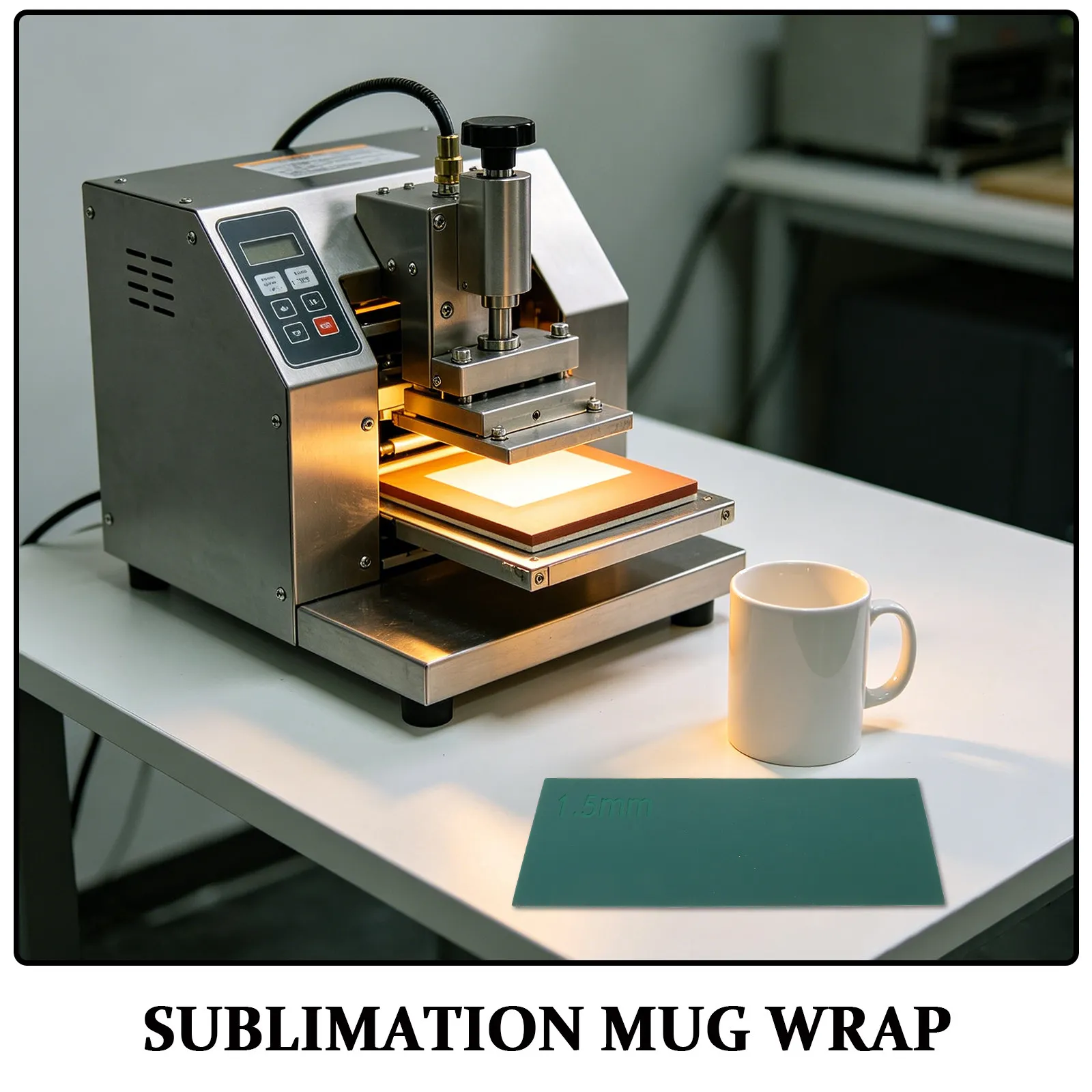 3Pcs Silicone Resistant Sublimation Mug Wraps High Press Silicone Pad For Photography Studio Heating view 2