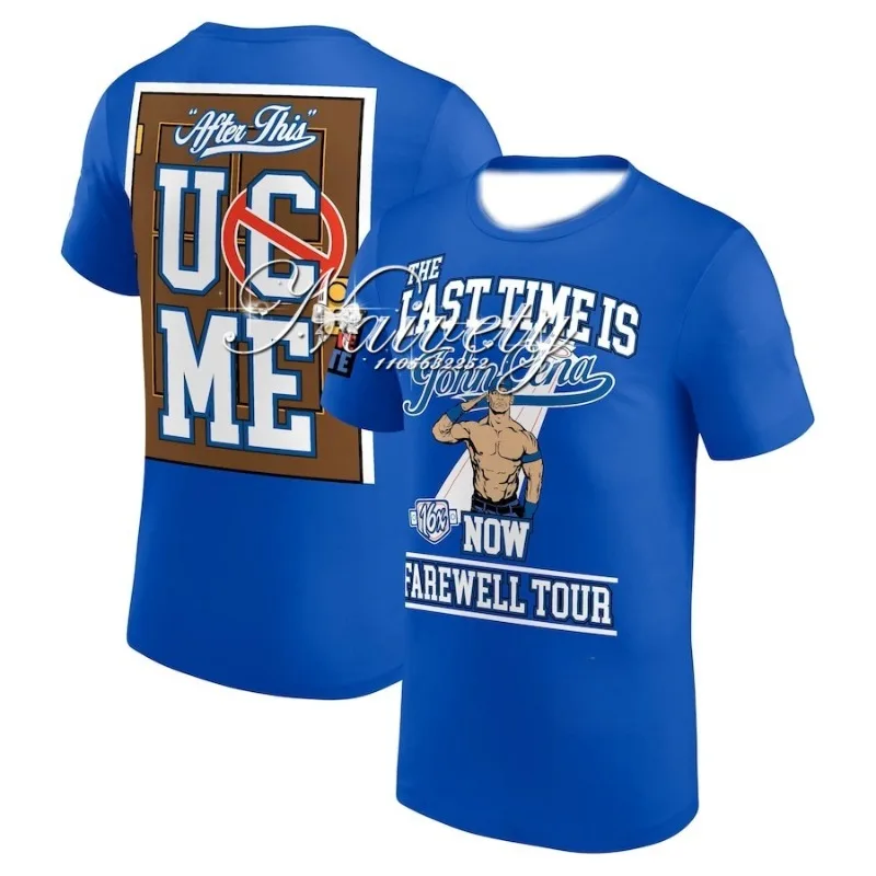 2026/25NewBest-sellingMen'sLight BlueJohnCena وداع TourTorontoT-shirt المرأة تي شيرت الأطفال/الكبار الرياضة التجفيف السريع