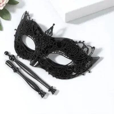 

Prom For Women Masquerade Party Handheld Stick Plastic Costume Carnival Party Mardi Gras Accessories Costume Masks Cosplay Fancy