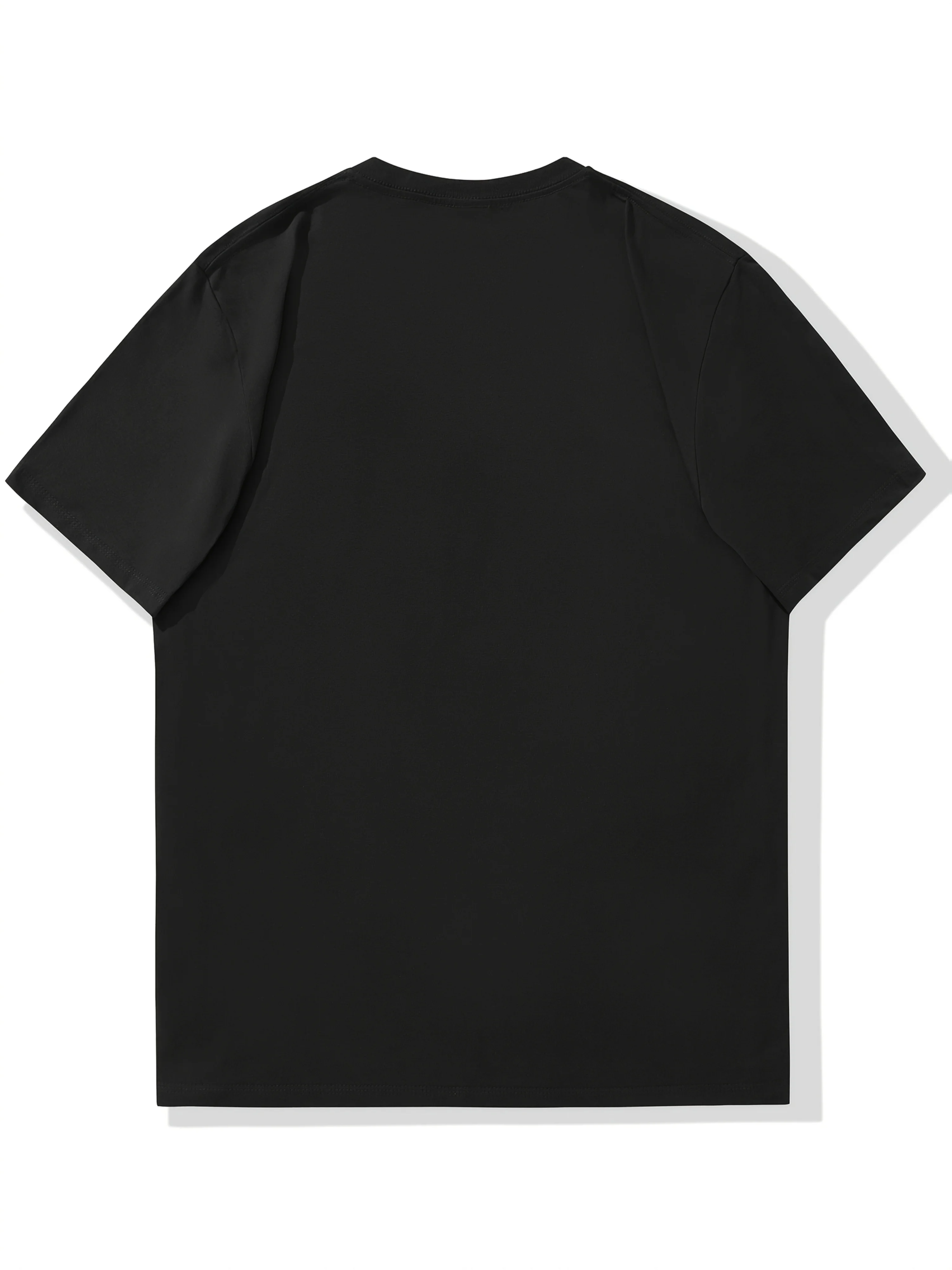 Men 180g Pure Cotton Short Sleeve Top American Timeless Versatile Tee