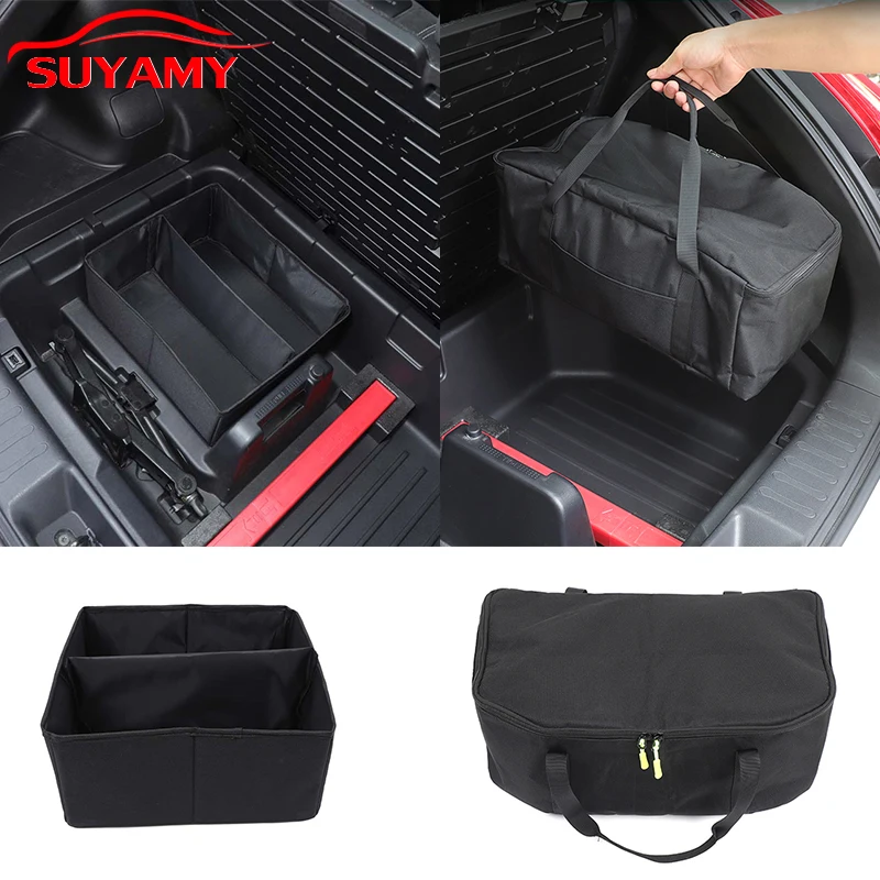 

For 2011-2019 Nissan JUKE Infiniti ESQ Tailgate Right Side Trunk Storage Bag Tray Tailgate Trunk Lower Storage Bag Accessories