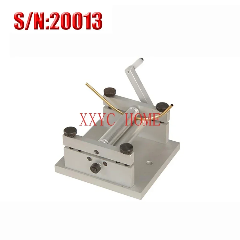 Manual Plate Rolling Machine Soft Metal Sheet Soft Metal Tube Mini Bending Machine S/N: 20013 Y