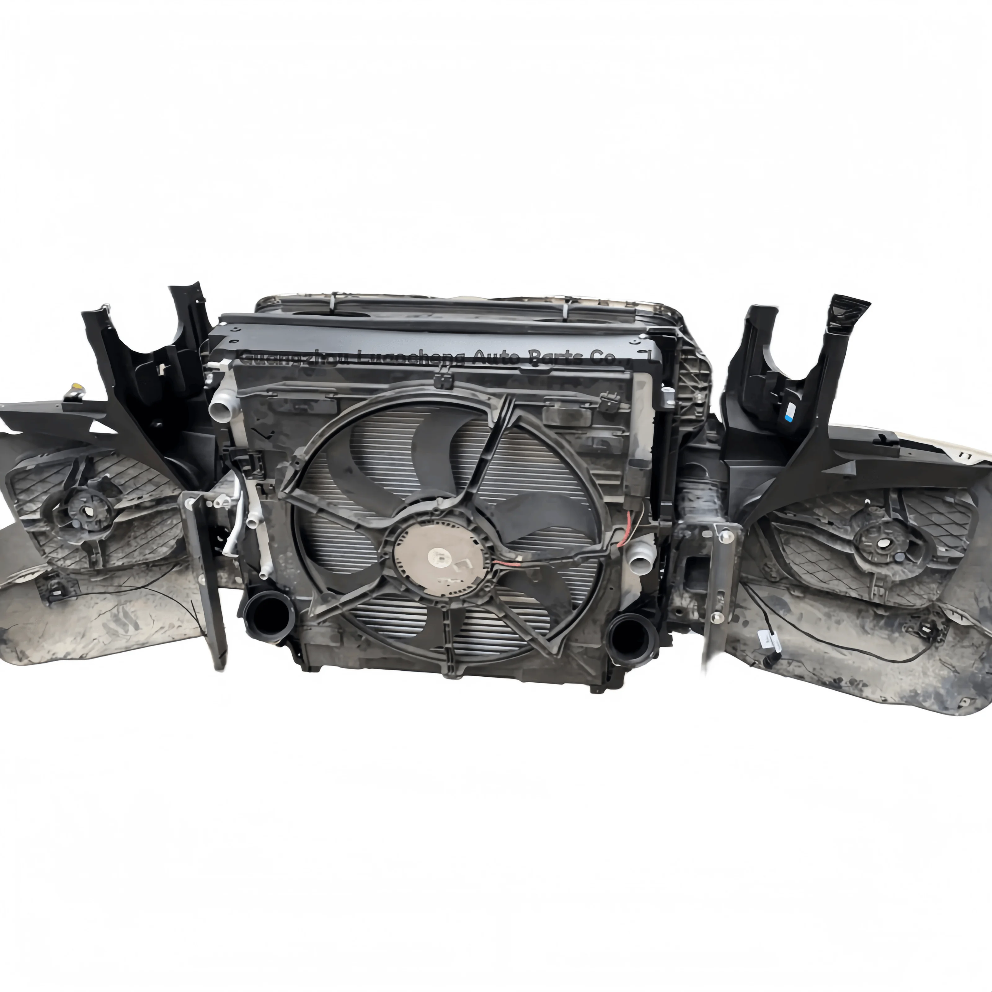 For X6 E71 E72 Front Bumper Car Body Kit with Headlight Front Nozzle Assembly