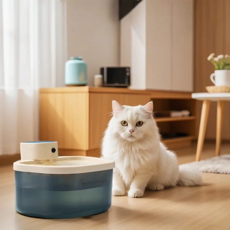 

Интеллектуальный питьевой фонтанчик для кошек, собак, домашних животных, диспенсер для воды, автоматический циркуляционный фильтр, датчик твердой зарядки