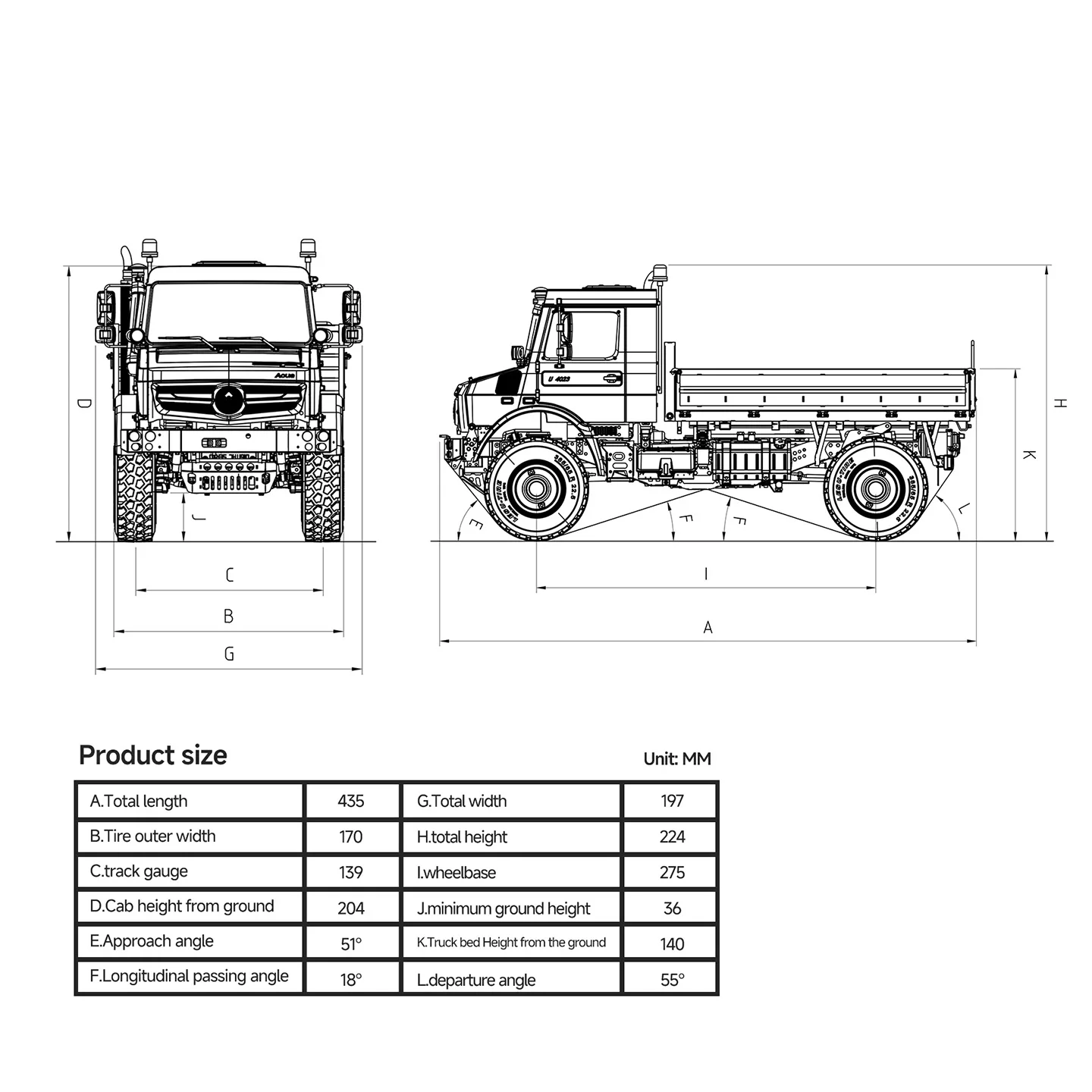 

Радиоуправляемый внедорожник LESU 4x4 1/14 U4023, металлический краулер на пульте управления, модель MT44023, с редуктором ступицы колеса и блокировкой оси