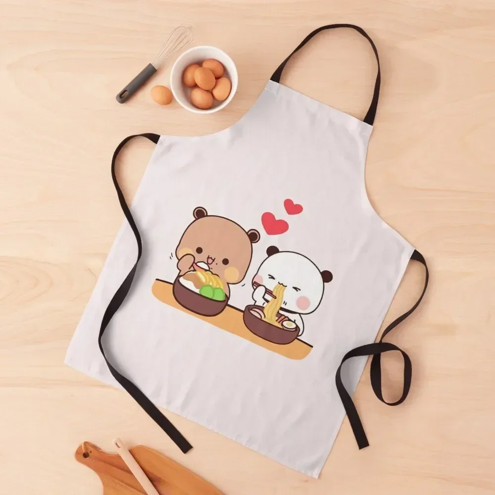 

cute cartoon bears Apron man chef uniform kindergarten teacher Chef Uniform For Men kitchen woman Apron