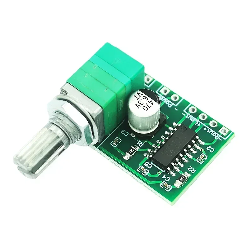 Bluetooth 5.0 PAM8403 MINI Digital Amplifier Board 2 * 3W Class D Digital DC 2.5V To 5V Power Speaker Module With Potentionmeter