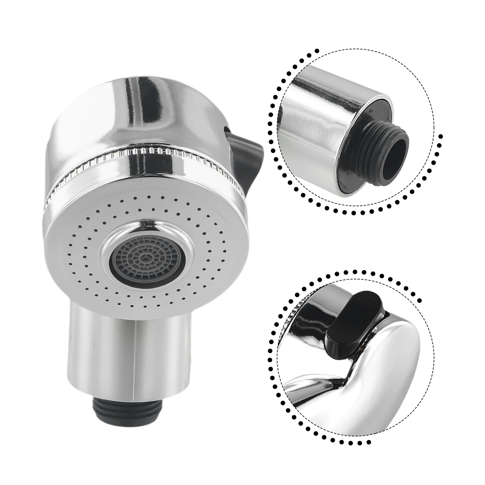 1/2pcs Shower Head Side Switch For Shampoo Bed Chair Shower Head Hair Salon Shower Head Home Improvement Sprinkler Accessories image 2