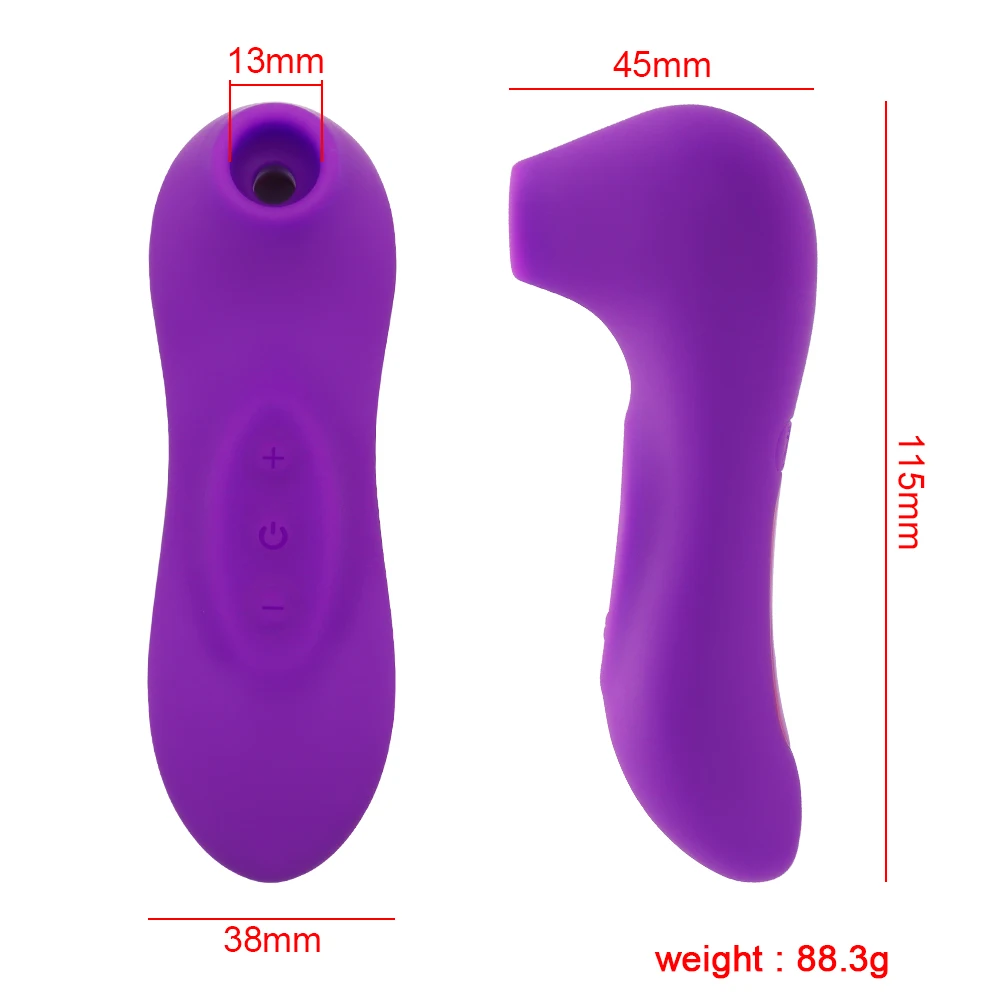 Powerful Suction Cup Clitoral Sucking Vibrator for Women Female Clitoral Nipple Oral Vacuum Stimulator Massager Adult Products