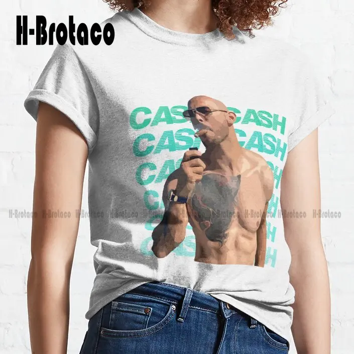 Andrew Tate | Cash Cash  Classic T-Shirt Mens Athletic Shirts Outdoor Simple Vintag Casual T Shirts Xs-5Xl Make Your Design