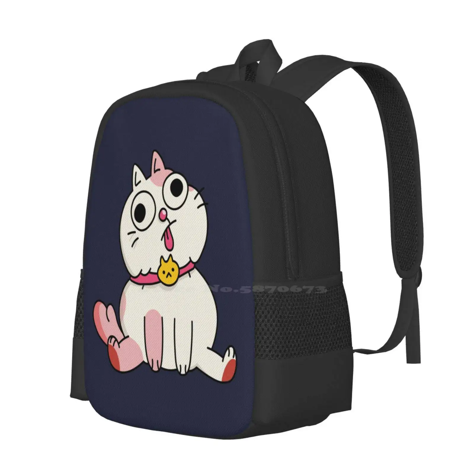 Sac à Dos avec Motif de Chat, Souris, Fromage, Dessin Animé, pour Garçon et Fille