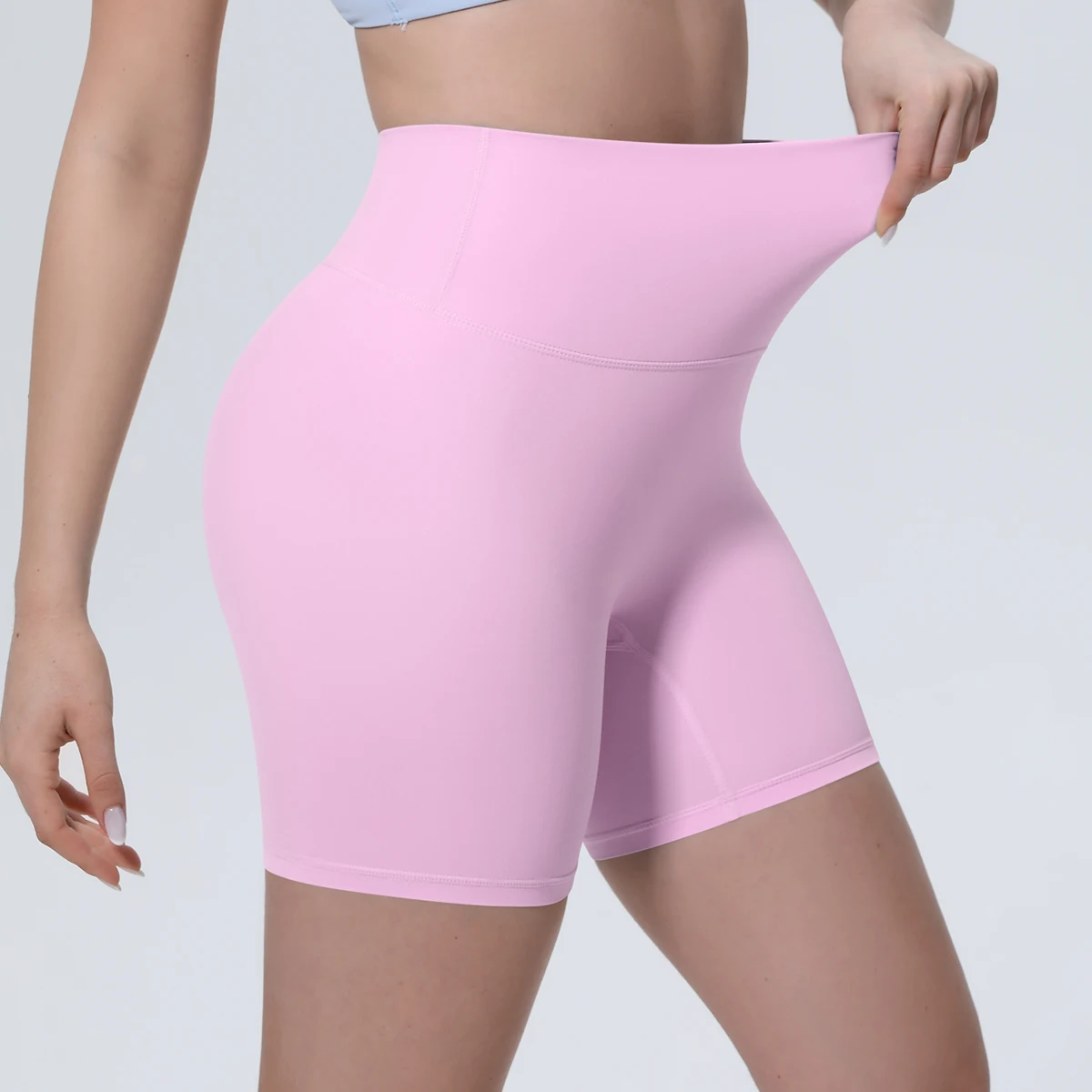 20 Colors High Stretch Quick-Dry Seamless Yoga Shorts Gym Sports Peach Buttocks High Waist Running Fitness Shorts Workout Shorts - Image 4