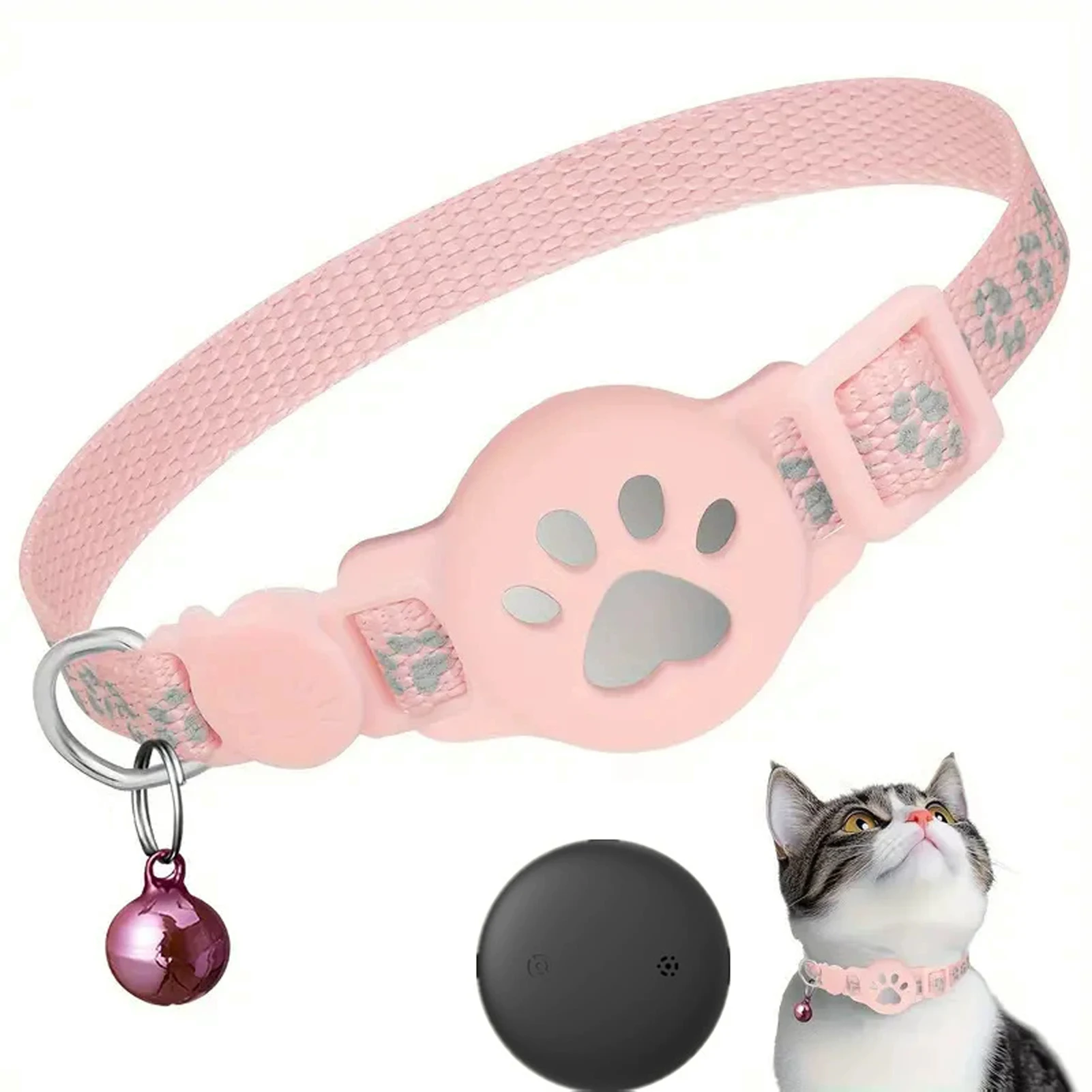 Dual-system Support Gps Cat Collar Waterproof Easy To For Kitties And Dogs Out Low-power Cat Collar With Trackers