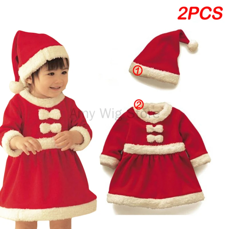 2024 Kids Kerst Santa Claus Pak Kerst Kostuum Pak Baby Boy Girl Kids Nieuwjaar Kinder Kleding Set