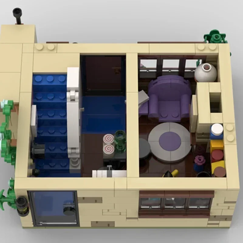 Magische Schule Street View Modell Moc Gebäude Ziegel Puppe Haus Technologie Modulare Blöcke Geschenke Weihnachten Spielzeug DIY Sets Montage