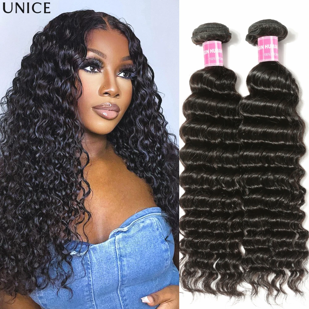 unice-deep-wave-bundles-1-3-pezzi-extension-capelli-umani-100-naturali-grado-12a-colore-naturale-da-cucire-100-grammi