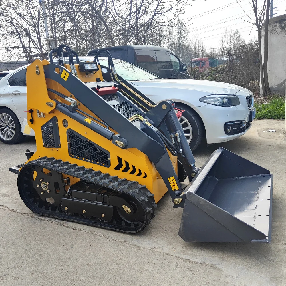 Skid Steer Loader Multiple Use Mini Skid Steer Loader High Quality Crawler Loader Customization For Sale