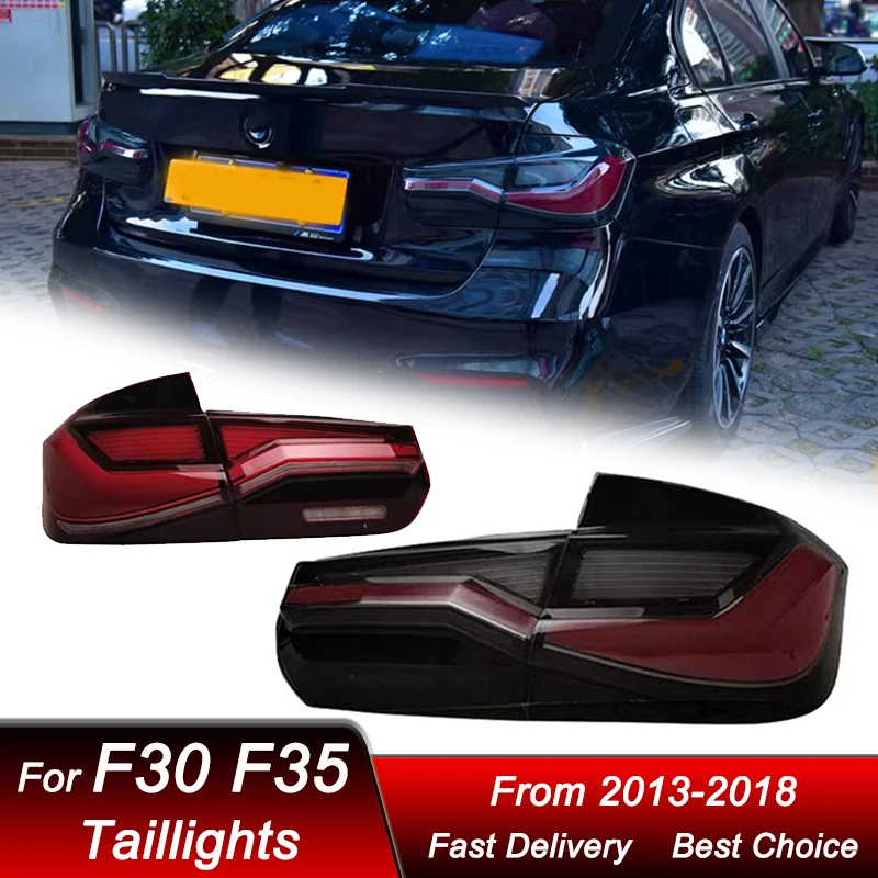 

Поп-автомобильные задние фонари для BMW 3 серии F30 F35 320 328 2013-2018 новый стиль светодиодный задний фонарь динамический указатель поворота задний фонарь в сборе