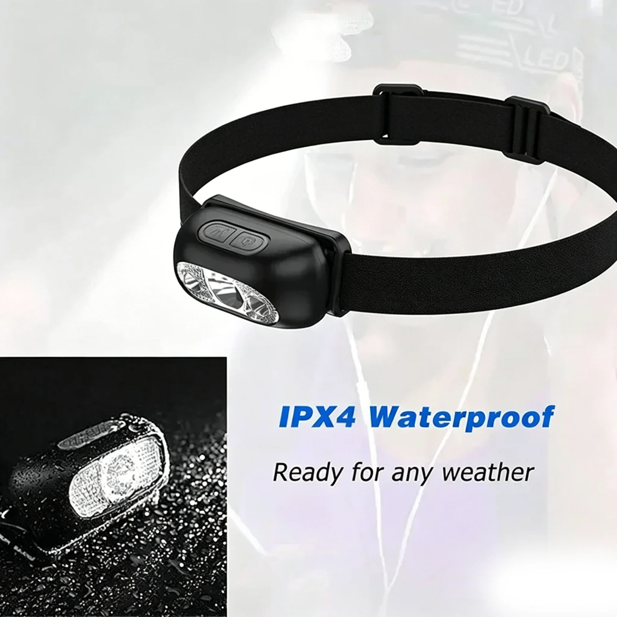 5PCS Motorcycle Led HeadlightHigh Bright Led Lights Lamp for Motorbike Moto Led Auxiliary Spotlights