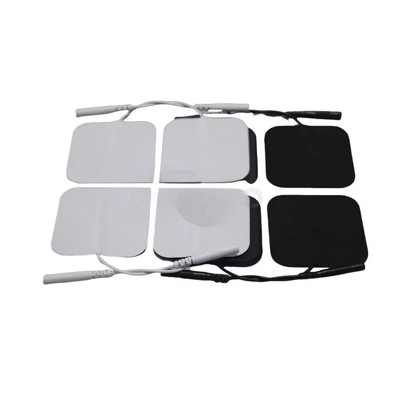 

Adhesive Ems 50*50 Mm Tens Pad 4pcs/pack Electrode Ems Wire Pad Cable Ten Unit Electrotherapy Replacement Gel Pads Therapy Patch