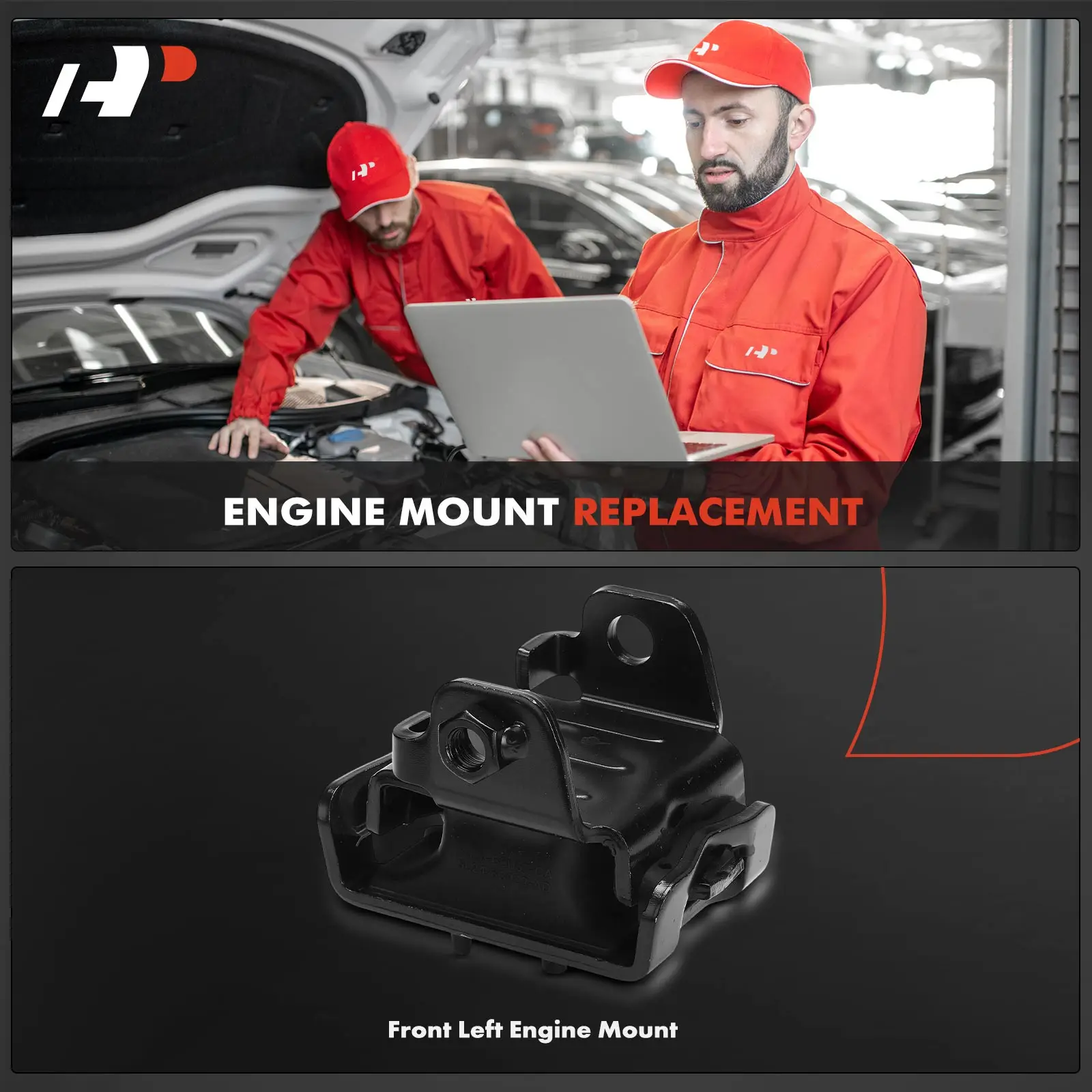A-Premium Front Left Engine Mount for Ford Explorer 2002-2005 Lincoln Aviator 2003-2005 Mercury Mountaineer 2002-2005