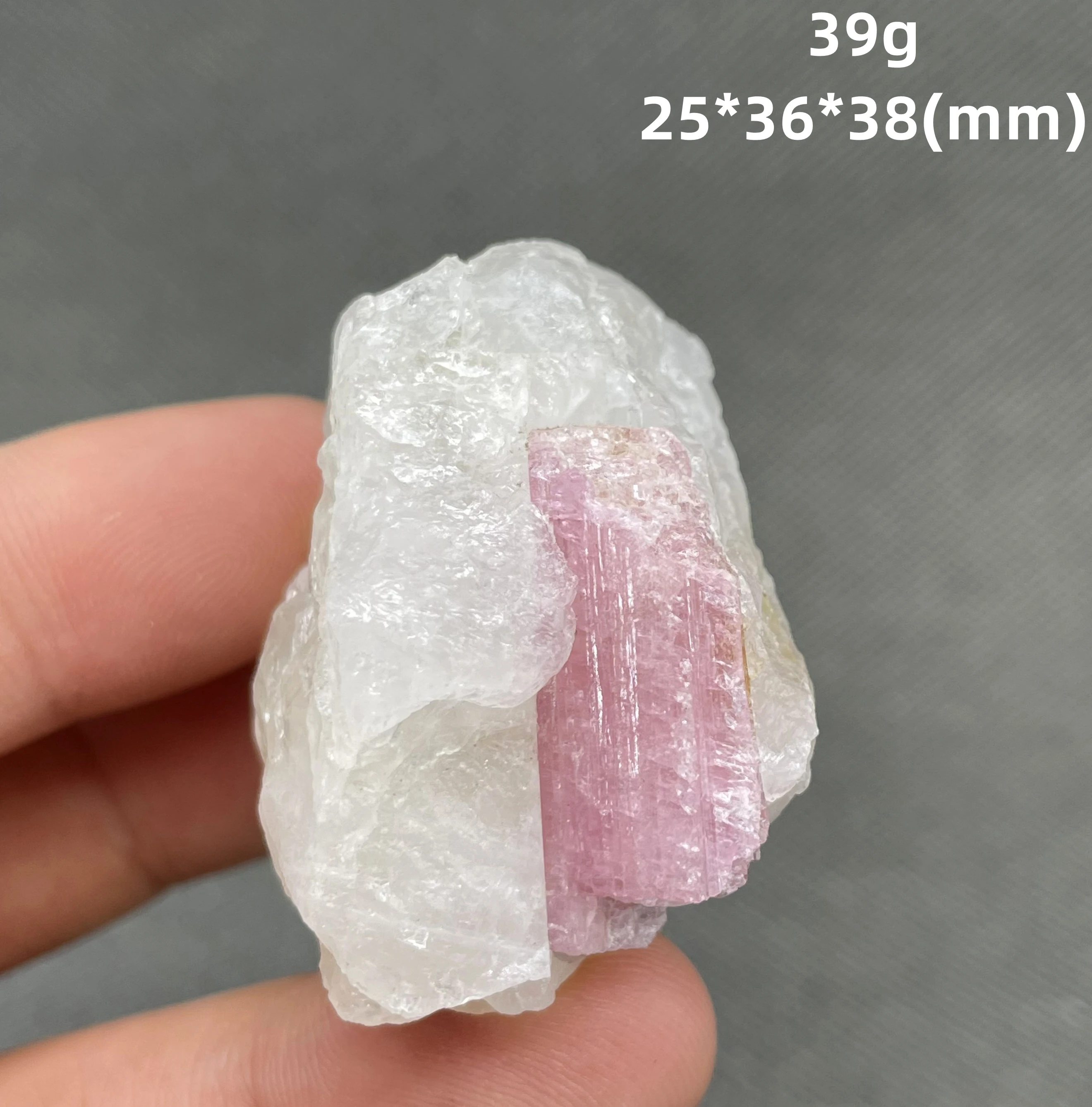 BEST! 100% Natural Brazil pink  tourmaline mineral crystal specimens stones and crystals quartz crystals