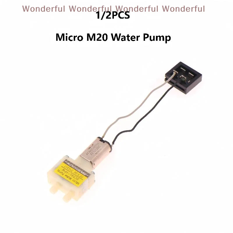 

M20 5V DC Micro Diaphragm Vacuum Pump Water Pump Mini Self priming 1/2 Pcs Suction Parts for DIY Sweeper Robot